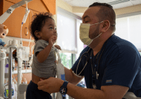 Child with Respiratory Therapist