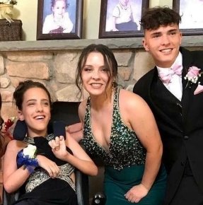 three children at prom