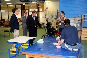 Image for news article  Westchester County Executive Visits Blythedale