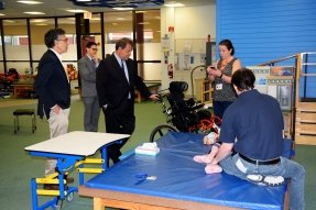 Image for news article Westchester County Executive Visits Blythedale