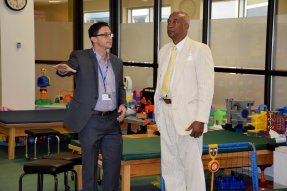 Image for news article  Assemblyman Pretlow Pays a Visit to Blythedale