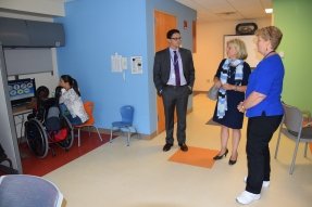 Image for news article NYS Senator Shelley Mayer Returns to Blythedale