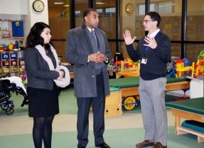 Image for news article  NYS Senator Jamaal T. Bailey Visits Blythedale Children's Hospital