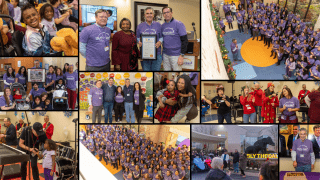 photos from Blythedale's spirit day