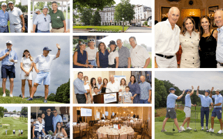Collage from Pops Memorial Golf Outing 2025