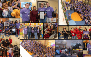 photos from Blythedale's spirit day