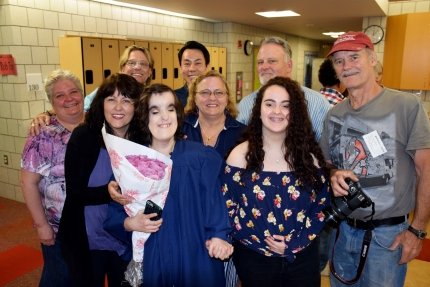 family together at graduation