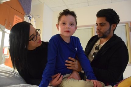 child with parents