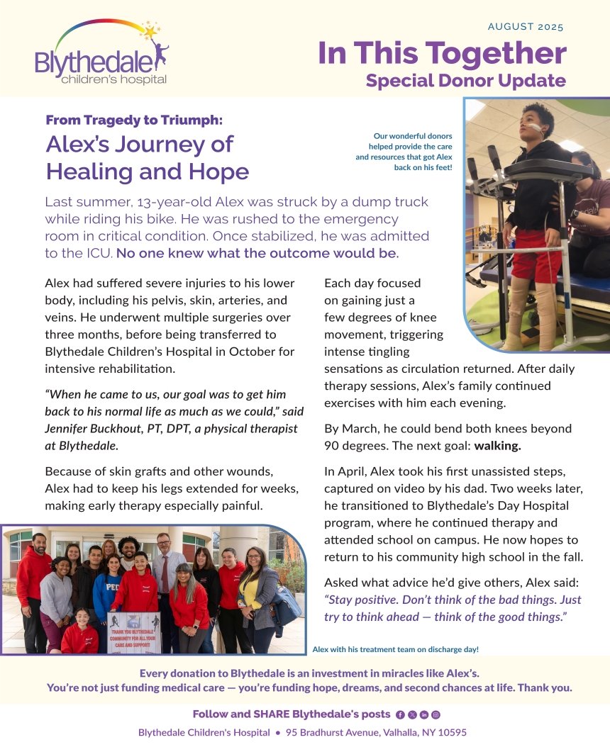 Spring Appeal newsletter page 1